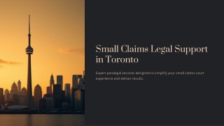 Small Claims Paralegal Services for Fast & Fair Legal Resolution