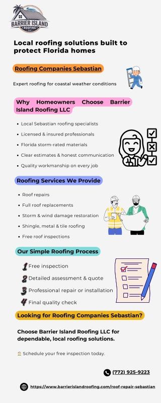 Roofing Companies Sebastian
