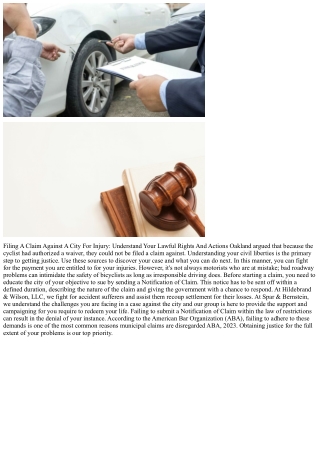 Can I Take Legal Action Against If My Bike Crash Was Caused By The Roadway?