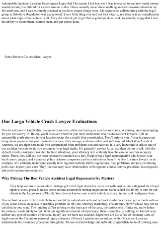 Vehicle Crash Attorneys & Automobile Mishap Lawyers Morgan & Morgan