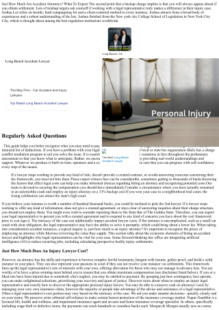 Just How Much Does An Accident Attorney Expense And What Factors Influence Fees?