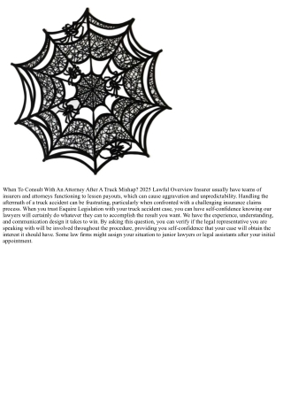 When To Consult A Lawyer For A Truck Accident? Callender Bowlin