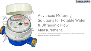 Potable Water Meter Solutions for Accurate Residential and Commercial Monitoring