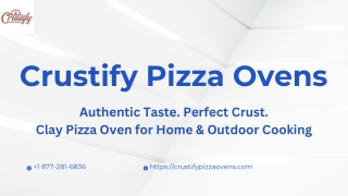 Authentic Taste. Perfect Crust. Clay Pizza Oven for Home & Outdoor Cooking