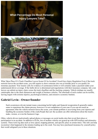 What To Do If A Truck Vehicle Driver Leaves The Scene Of An Accident