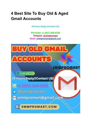 4 Best Site To Buy Old & Aged Gmail Accounts (1)