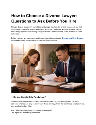 How to Choose a Divorce Lawyer_ Questions to Ask Before You Hire