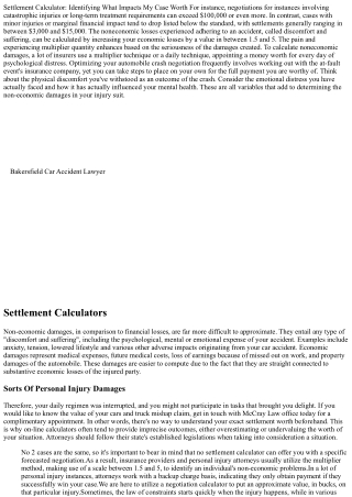 How Tough Is It To Win An Automobile Crash Suit?