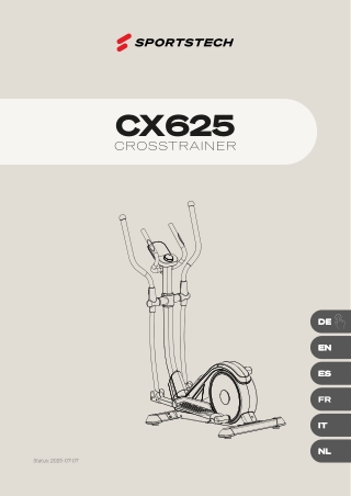 Sportstech CX625 Crosstrainer – 32 Stufen & App-Training