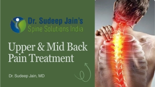 Upper & Mid Back Pain Treatment by Specialist in Delhi.