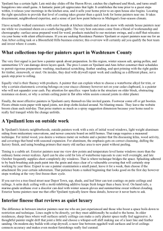 Top-Rated Home Painters Near Me: Ypsilanti MI Overview