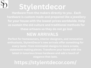 Antique Hardware | Decorative Cabinet Hardware- Stylentdecor