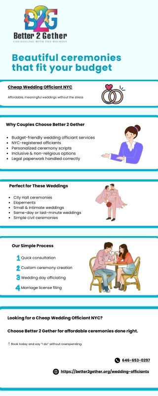 Cheap Wedding Officiant NYC