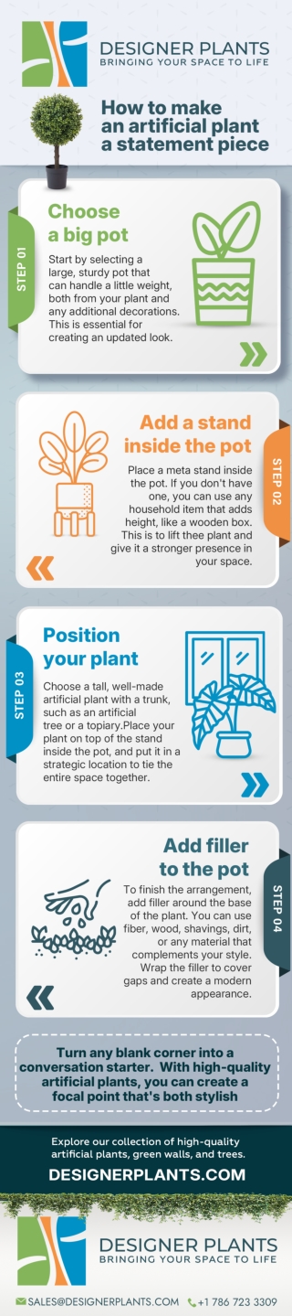 How To Make An Artificial Plant A Statement Piece