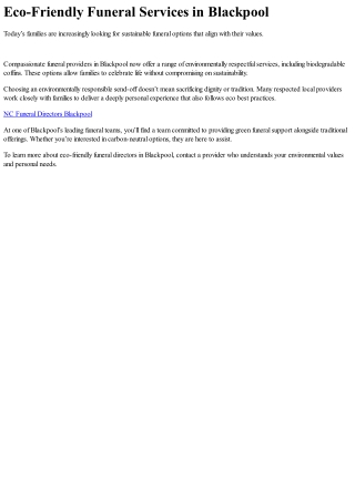 Understanding Prepaid Funeral Packages in the UK