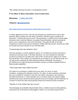 __Buy Verified Cash App Accounts_ A Comprehensive Guide__