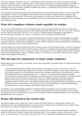 ADA-Compliant Web Design: Rocklin Marketing Agency Guide