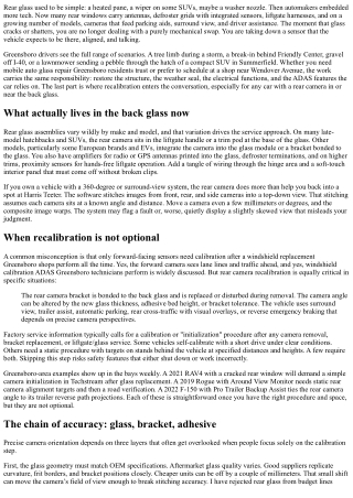 Back Glass Replacement Greensboro NC: Rear Camera Recalibration Essentials