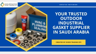 Your Trusted Outdoor Industrial Gasket Supplier in Saudi Arabia