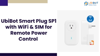 UbiBot SP1 Remote Power Control Smart Plug with WiFi & SIM