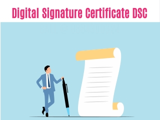 Digital Signature Certificate (DSC) IN CHENNAI