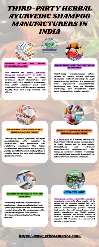 Third-Party Herbal Ayurvedic Shampoo Manufacturers in India