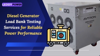 Diesel Generator Load Bank Testing Services for Reliable Power Performance