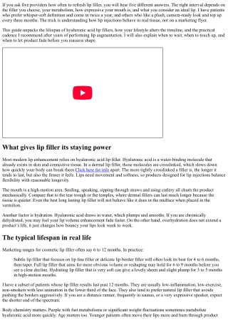 How Often Should You Get Lip Filler? Scheduling Touch-Ups