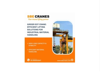 Girder EOT Crane – Heavy-Duty Material Handling with Precision & Safety