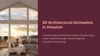 3D Architectural Animation in Houston Visual Storytelling by JL Studio