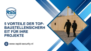 5 Vorteile der Top-Baustellensicherheit für Ihre Projekte