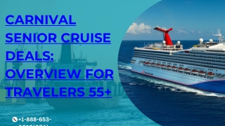 What Is the Average Cost of a Senior Cruise on Carnival?