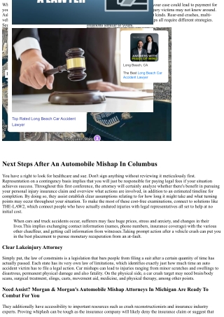 Automobile Crash Attorney Objective Accident Lawyers