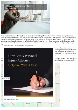 The Complete Overview To Vehicle Injury Negotiations: What You Require To Know