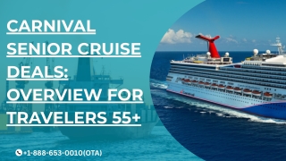 Does Carnival Cruises Offer a Senior Discount?