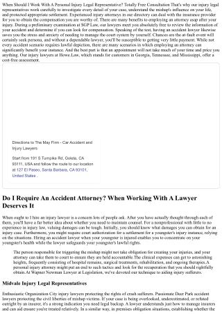 When Should I Work With A Personal Injury Lawyer? The Nationwide Law