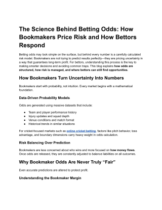Beating Bookie Odds: How Smart Bettors Outsmart Bookmakers