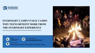 Overnight Camps vs Day Camps – A Smarter Choice for Teen Growth
