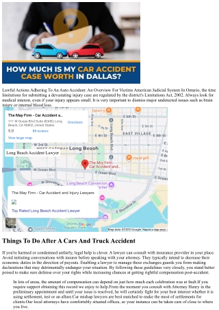 Cars And Truck Mishap Attorney Houston Top Ranked Legal Representatives