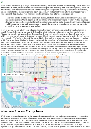 What Do Customers Actually Look For When Picking An Injury Attorney?