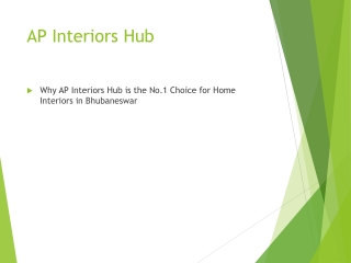 Best Home Interior Designer in Bhubaneswa - AP Interiors Hub