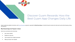 Discover Guam Rewards: How the Best Guam App Simplifies Earning and Saving