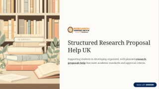 Structured Research Proposal Help UK for Strong Academic Planning