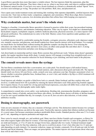 Certified Injector Spotlight: What Makes a Botox Specialist Trustworthy