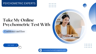 Take My Online Psychometric Test With Confidence and Ease