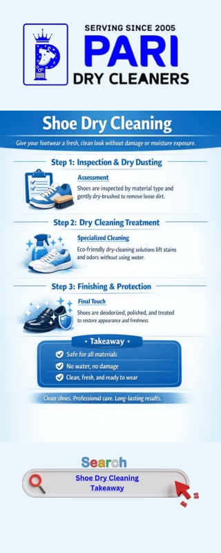 Shoe Dry Cleaning Dry Cleaning Treatment