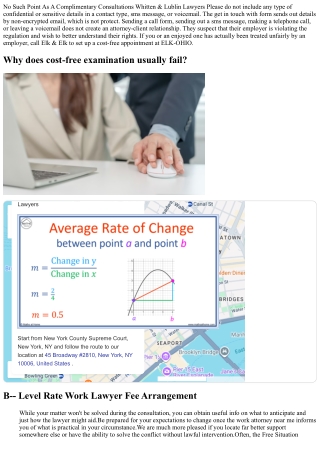 Work Lawyer Consultation: Comprehending Your Civil Liberties And Lawful Alternat