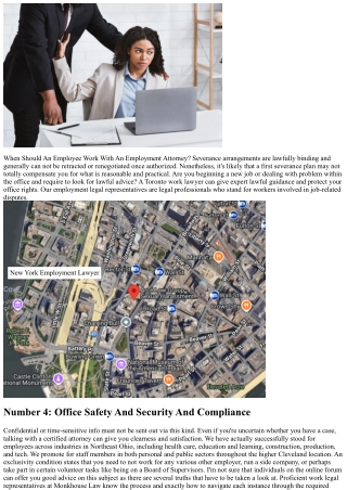 When Should An Employee Work With A Work Legal Representative?