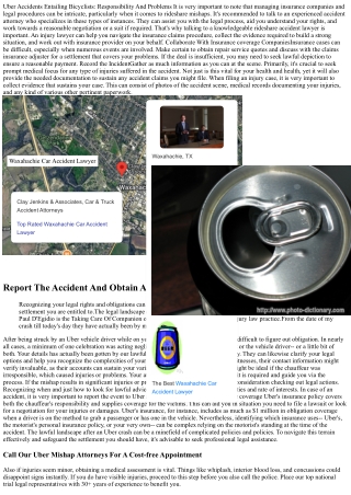 Browsing Bike Crashes Including Uber Or Lyft