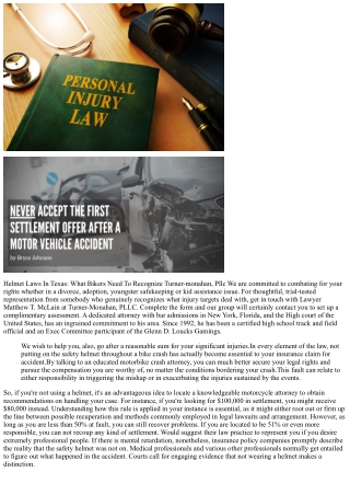 Can You Sue If You Werent Wearing A Helmet? Complimentary Assessment